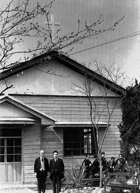 鷹匠町仮会堂（1946年）